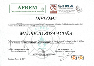 certificado sima